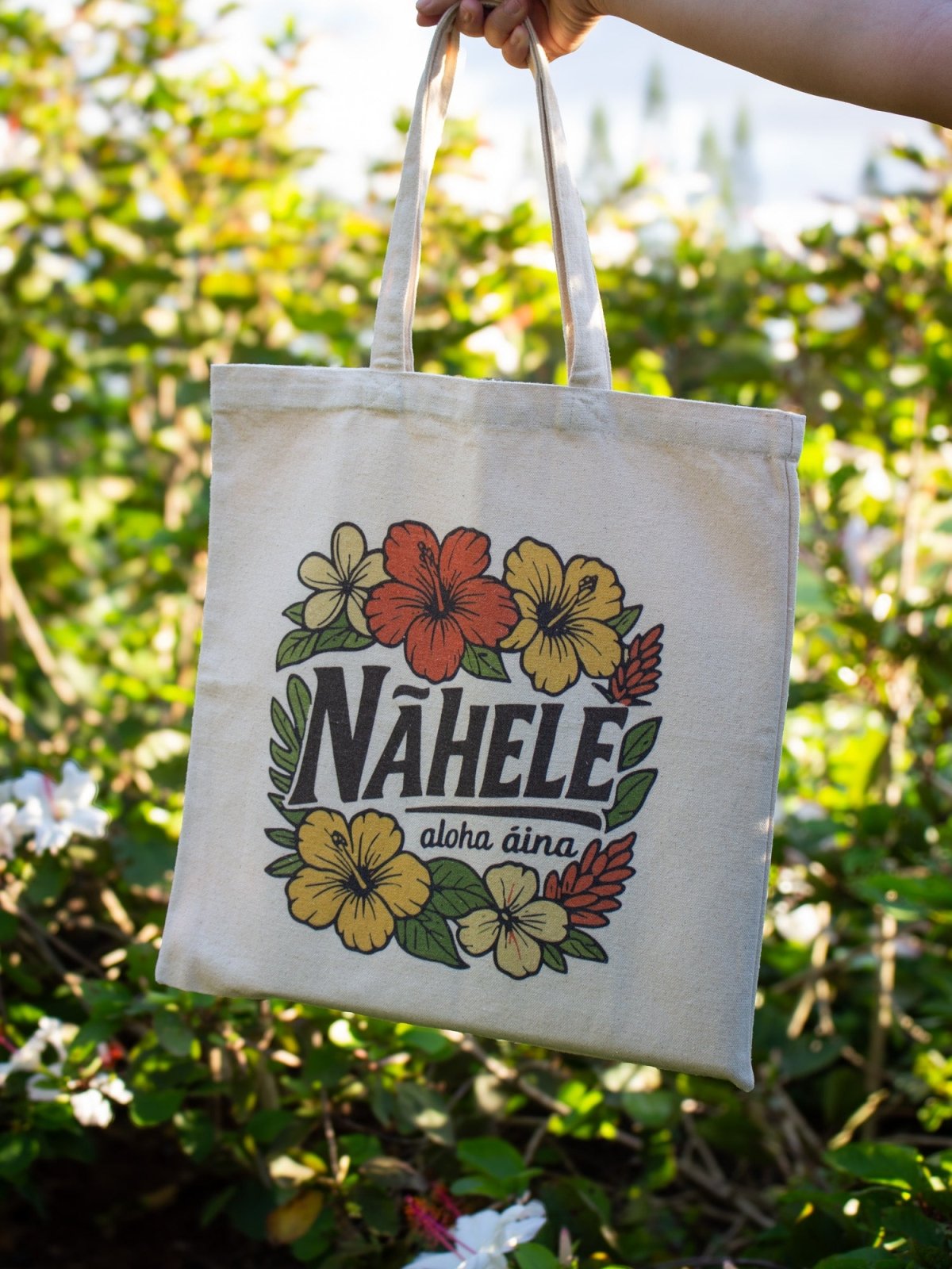 Nāhele Clothing Co. “Aloha ʻĀina” Tote – Nā Mea E Lawe Ai - Nāhele Clothing Co. - Nahele Co. - Nahele Clothing Co. - Nāhele Clothing Co. “Aloha ʻĀina” Tote – Nā Mea E Lawe Ai