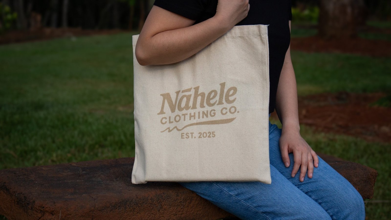 Nāhele Clothing Co. Canvas Tote Bag - Nā Mea E Lawe Ai - Nāhele Clothing Co. - Nahele Co. - Nahele Clothing Co. - Nāhele Clothing Co. Canvas Tote Bag - Nā Mea E Lawe Ai