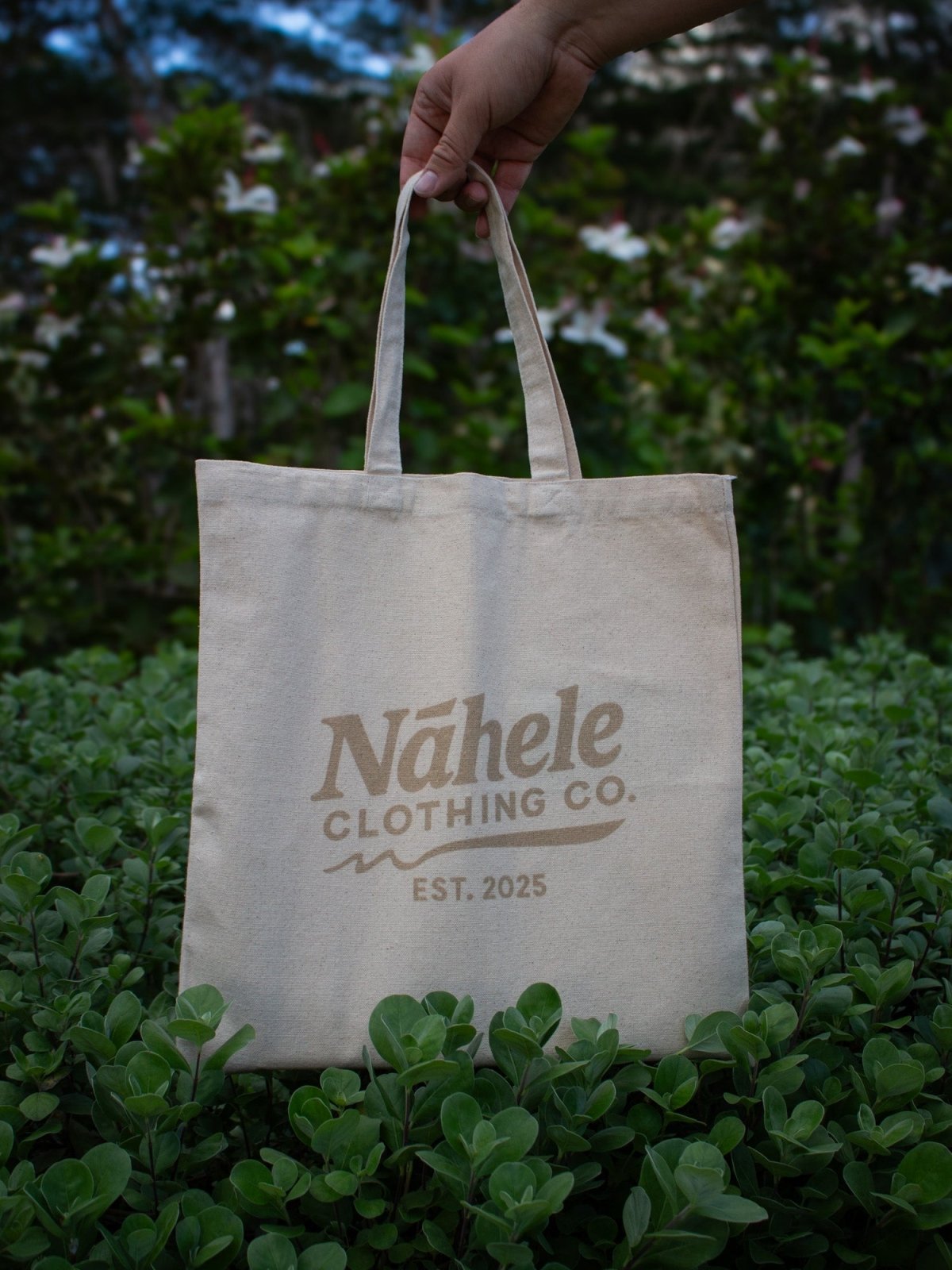 Nāhele Clothing Co. Canvas Tote Bag - Nā Mea E Lawe Ai - Nāhele Clothing Co. - Nahele Co. - Nahele Clothing Co. - Nāhele Clothing Co. Canvas Tote Bag - Nā Mea E Lawe Ai