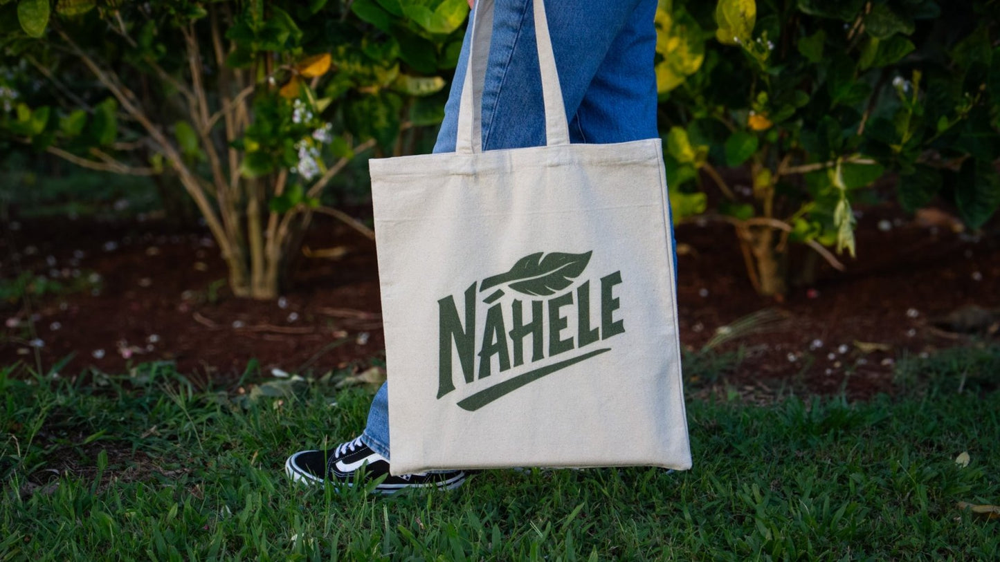 Nāhele Clothing Co. Mark of the Forest Canvas Tote - Nā Mea E Lawe Ai - Nāhele Clothing Co. - Nahele Co. - Nahele Clothing Co. - Nāhele Clothing Co. Mark of the Forest Canvas Tote - Nā Mea E Lawe Ai