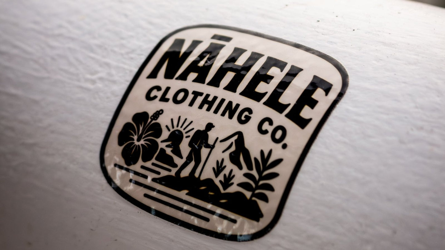 Nāhele Clothing Co. Sticker – Mauka to Makai Edition - Nāhele Clothing Co. - Nahele Co. - Nahele Clothing Co. - Nāhele Clothing Co. Sticker – Mauka to Makai Edition