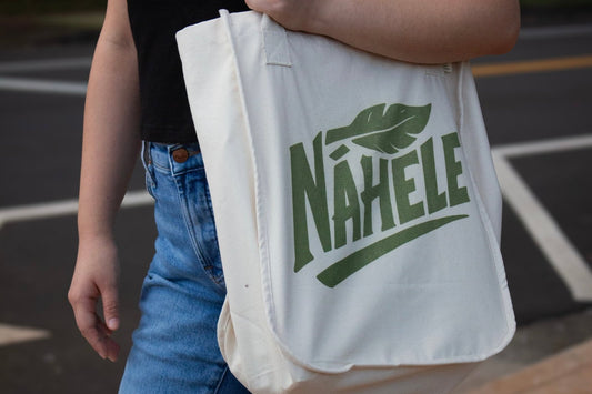 Premium Nāhele Clothing Co. Cotton Market Tote - Nā Mea E Lawe Ai (Totes & Accessories) - Nāhele Clothing Co. - Nahele Co. - Nahele Clothing Co. - Premium Nāhele Clothing Co. Cotton Market Tote - Nā Mea E Lawe Ai (Totes & Accessories)
