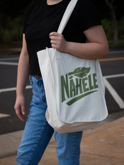 Premium Nāhele Clothing Co. Cotton Market Tote - Nā Mea E Lawe Ai (Totes & Accessories)