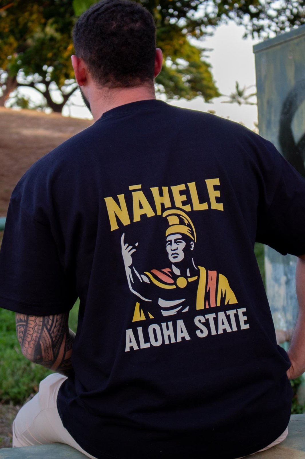 Aloha State Tee - Kū i ka Mōʻī Collection - Nāhele Clothing Co. - Nahele Co. - Nahele Clothing Co. - Aloha State Tee - Kū i ka Mōʻī Collection