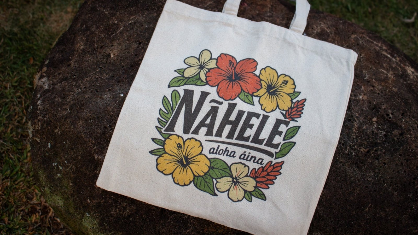 Nāhele Clothing Co. “Aloha ʻĀina” Tote – Nā Mea E Lawe Ai - Nāhele Clothing Co. - Nahele Co. - Nahele Clothing Co. - Nāhele Clothing Co. “Aloha ʻĀina” Tote – Nā Mea E Lawe Ai