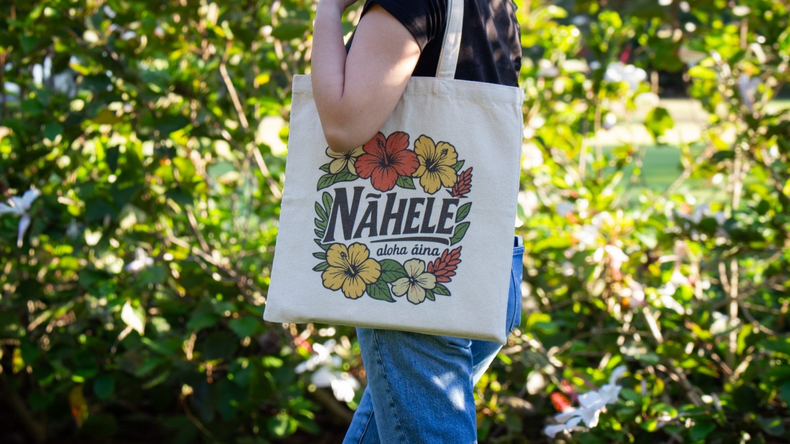 Nāhele Clothing Co. “Aloha ʻĀina” Tote – Nā Mea E Lawe Ai - Nāhele Clothing Co. - Nahele Co. - Nahele Clothing Co. - Nāhele Clothing Co. “Aloha ʻĀina” Tote – Nā Mea E Lawe Ai