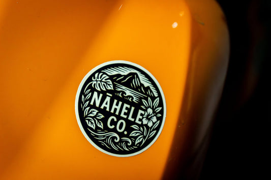 Nāhele Clothing Co. “Circle Logo” Sticker - Nāhele Clothing Co. - Nahele Co. - Nahele Clothing Co. - Nāhele Clothing Co. “Circle Logo” Sticker