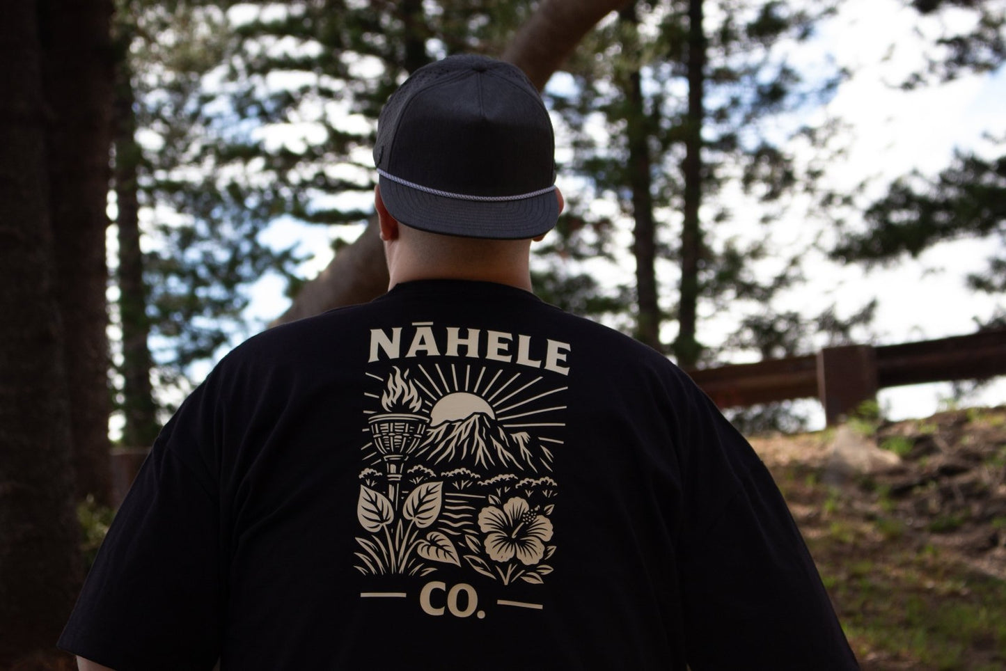 Nāhele Clothing Co. “Torch & Terrain” Tee - Mauka to Manaʻo Collection - Nāhele Clothing Co. - Nahele Co. - Nahele Clothing Co. - Nāhele Clothing Co. “Torch & Terrain” Tee - Mauka to Manaʻo Collection