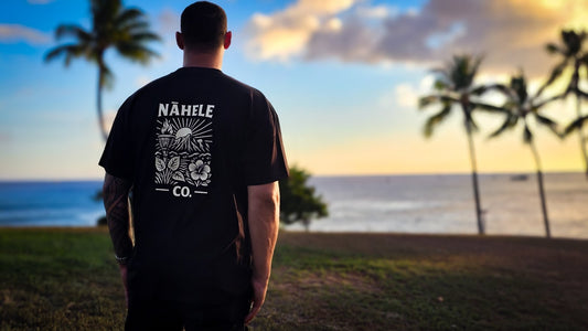 Nāhele Clothing Co. “Torch & Terrain” Tee - Mauka to Manaʻo Collection - Nāhele Clothing Co. - Nahele Co. - Nahele Clothing Co. - Nāhele Clothing Co. “Torch & Terrain” Tee - Mauka to Manaʻo Collection
